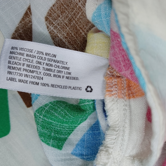 Tabitha Multicolor Leaf Pattern Tunic - Picture 10 of 15